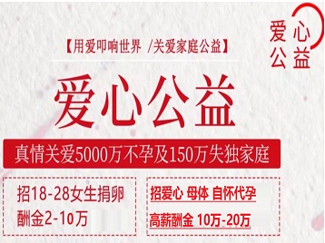 乐昌捐卵助孕生子 爱心志愿者招募